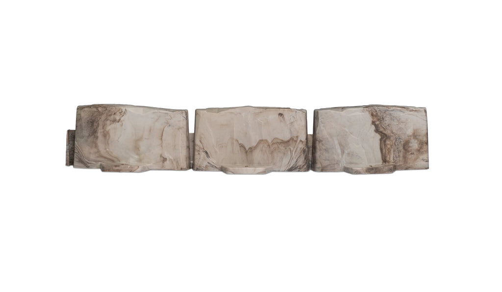 Brown Faux Stone Landscape Edging Kit D4497