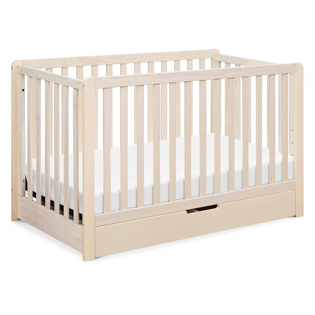 Grey 4-in-1 Convertible Crib with Trundle Drawer O4244