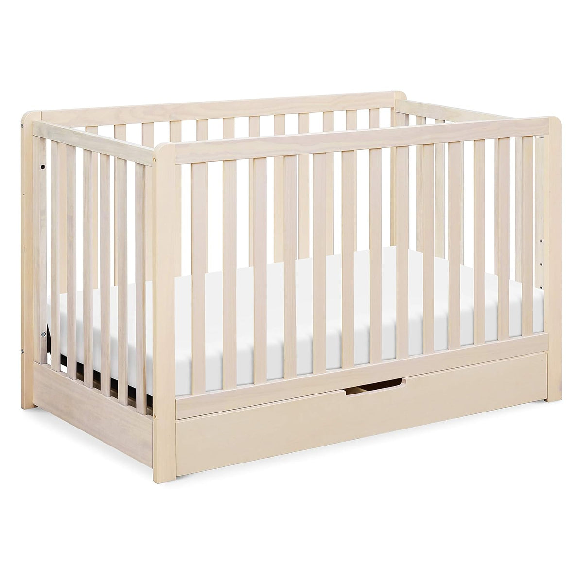 Grey 4-in-1 Convertible Crib with Trundle Drawer O4244