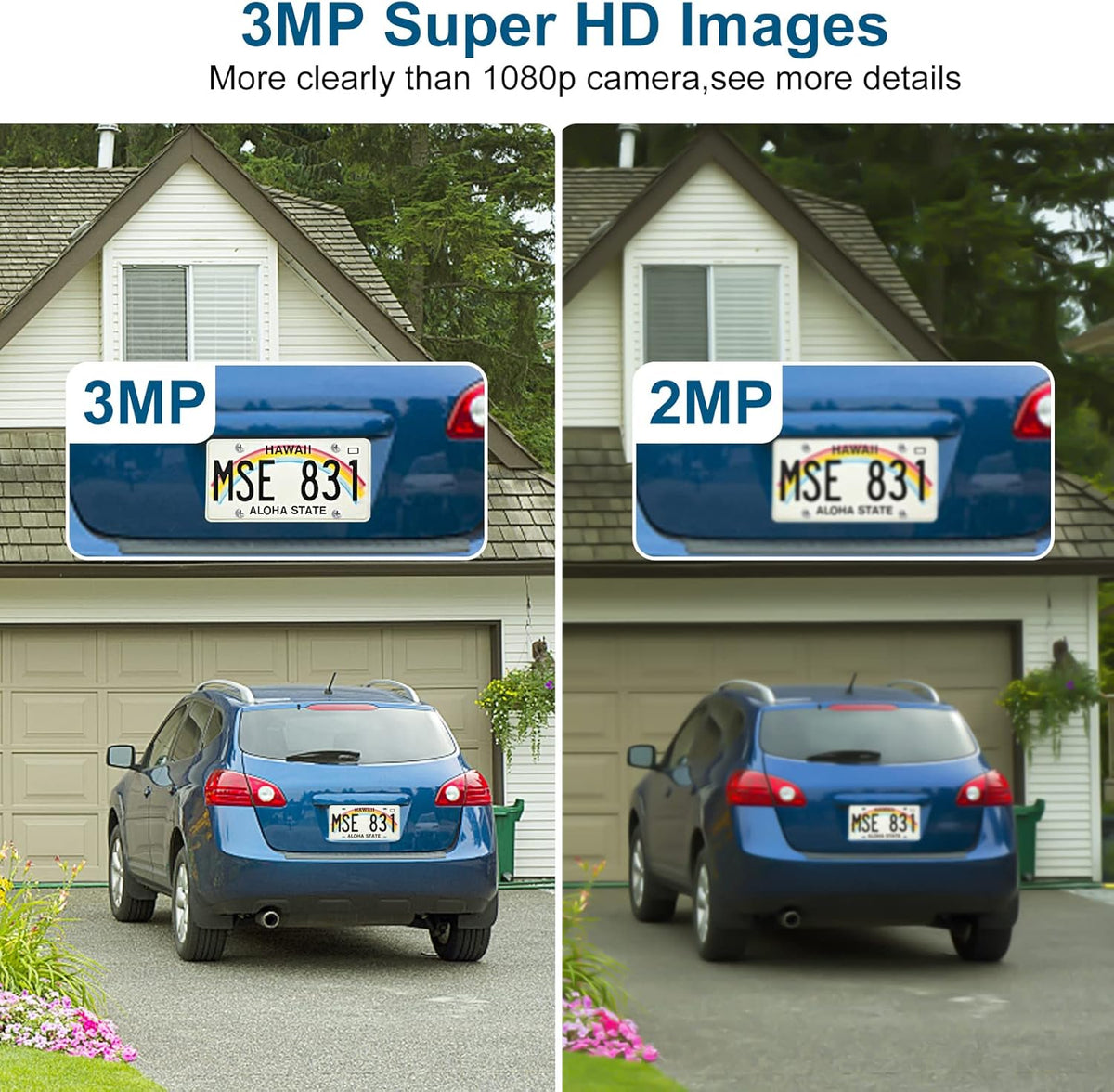 8CH Full HD 1080P Wireless Security Camera System with 6 Cameras I957899