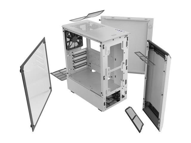 White Midi Tower Case S8312