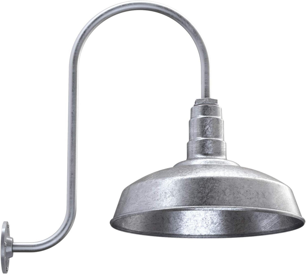 16 Dome Gooseneck Outdoor Wall Mounted Barn Light X26991
