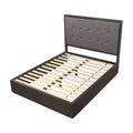King Tufted Panel Platform Bed W2151