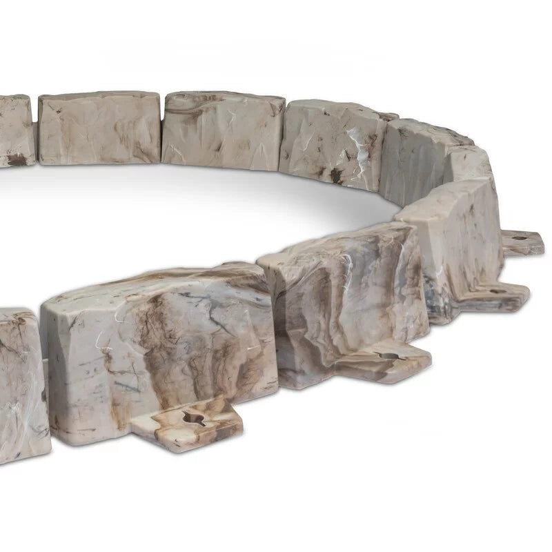 Brown Faux Stone Landscape Edging Kit D4497