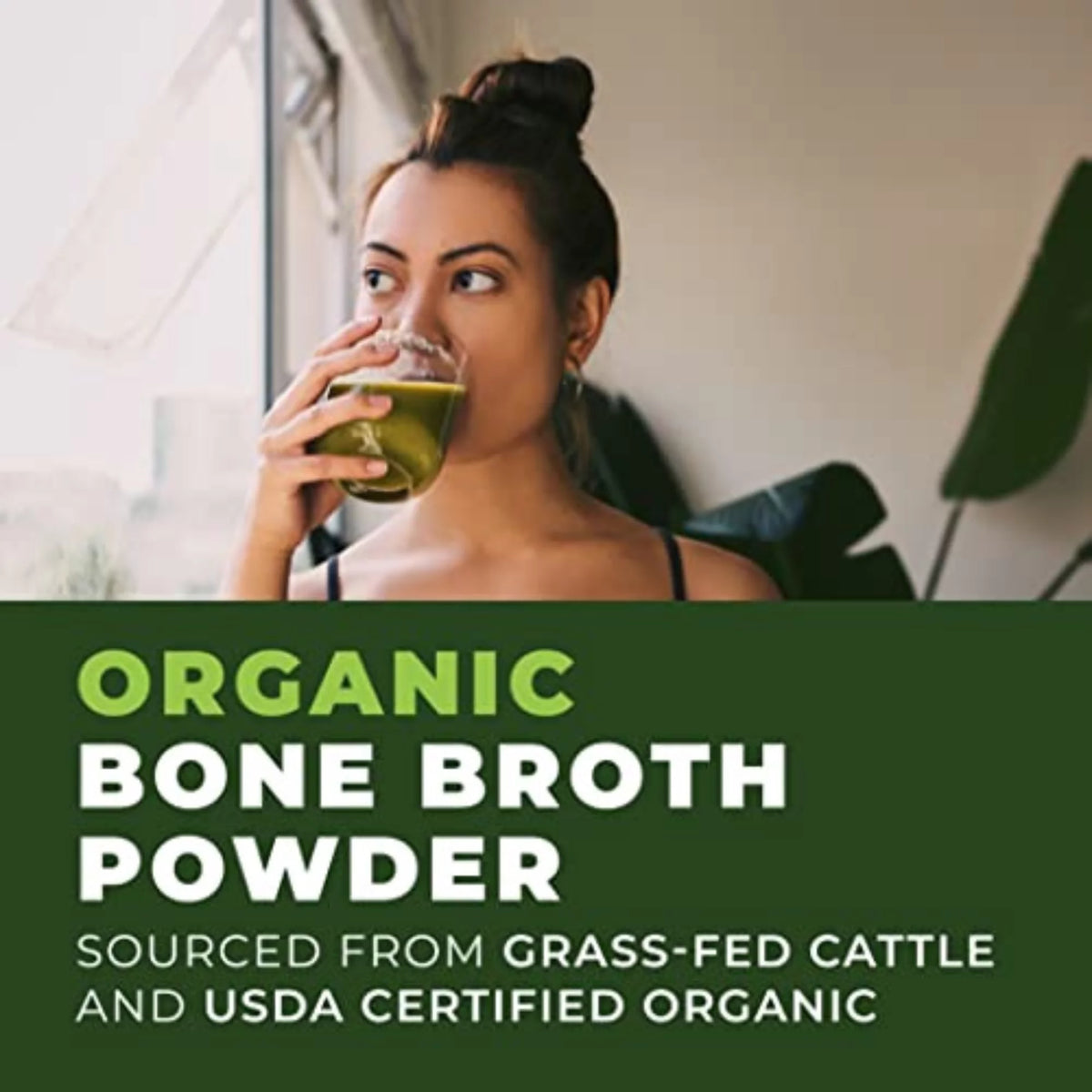 Organic Bone Broth Powder, 21 Servings 16oz C1197