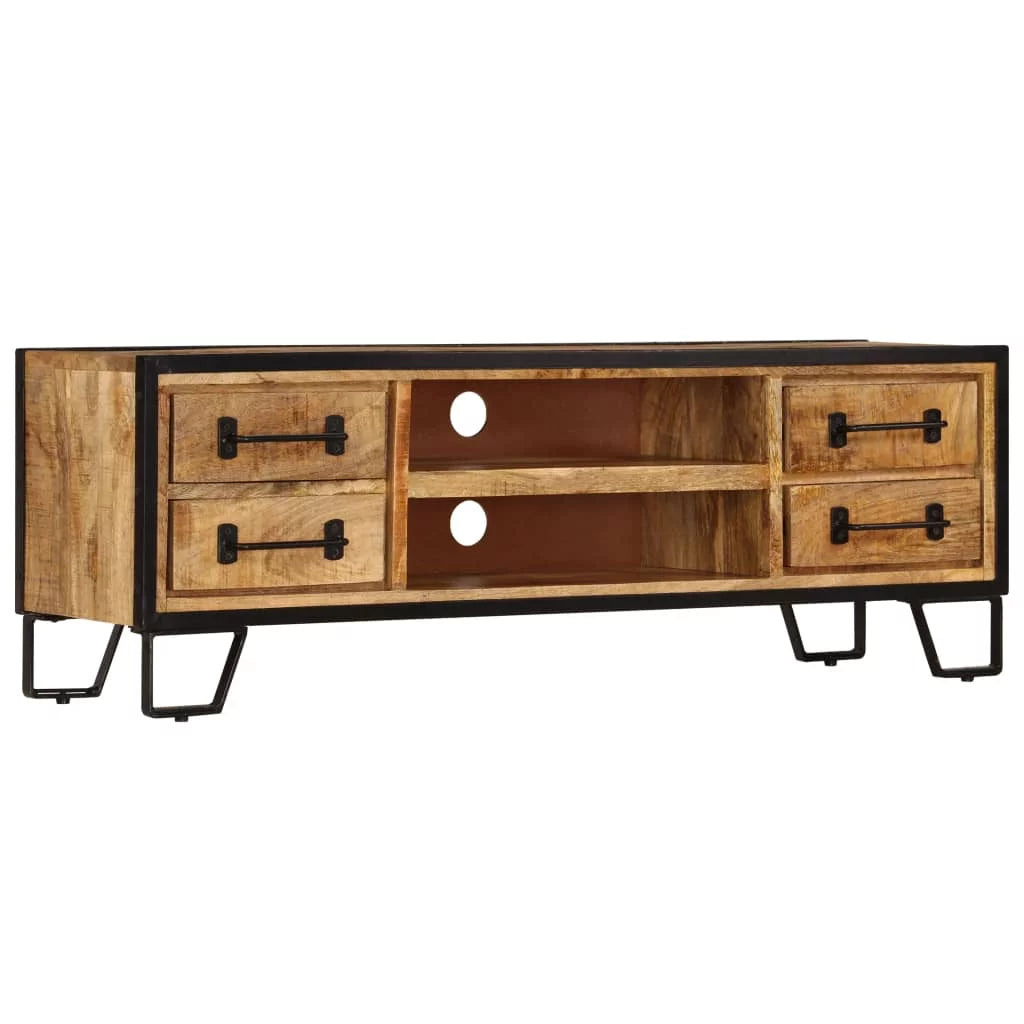 TV Cabinet with Drawers Solid Mango Wood B192