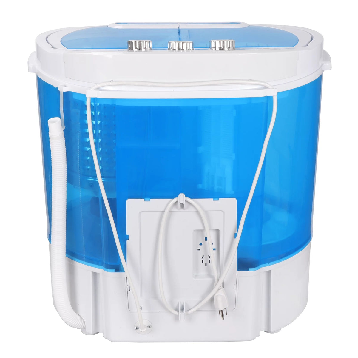 Portable Mini Twin Tub Washing Machine 9.9lbs Capacity O7184