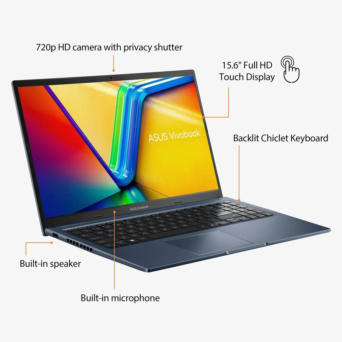 15.6” FHD Touchscreen 12th Gen Intel i7 Laptop H9923