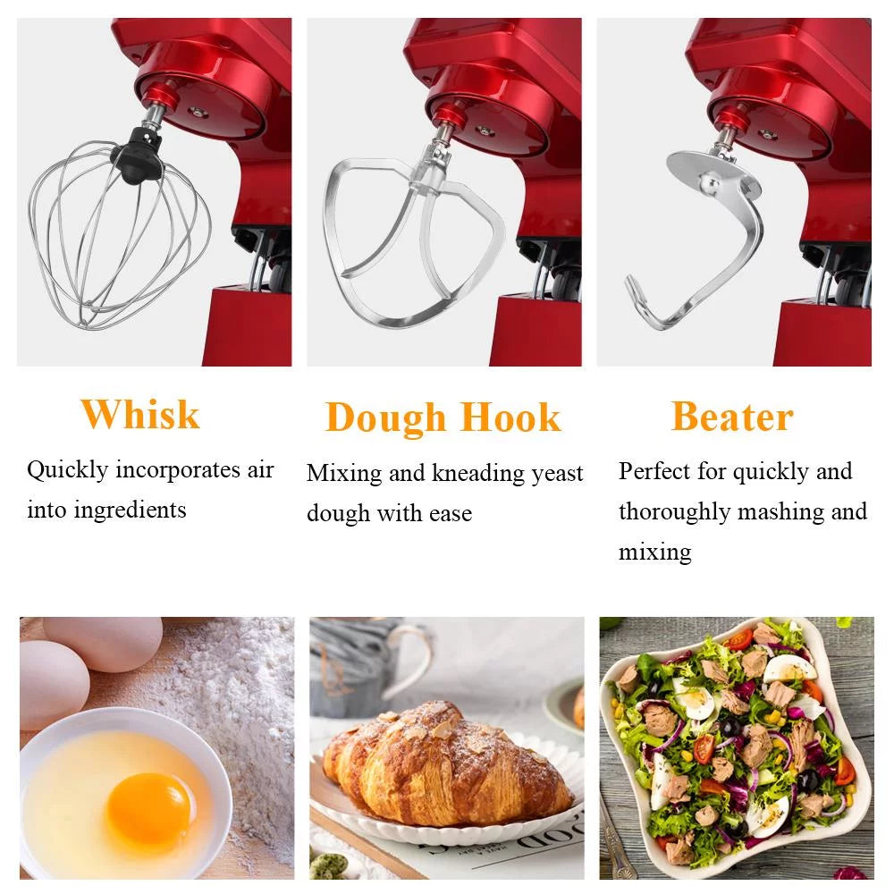 660W Tilt-Head Electric Mixer with 7.5 Quart Stainless Steel Bowl N8851
