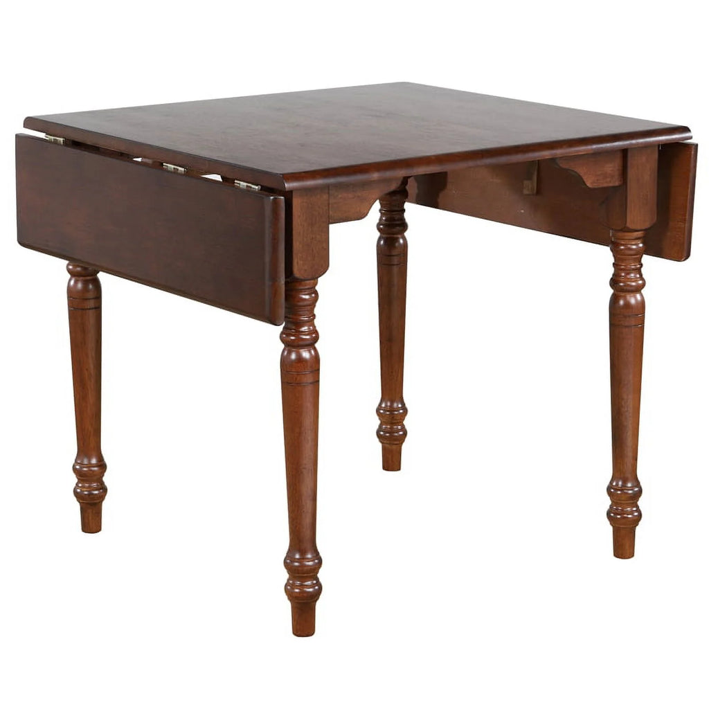 Rectangle Drop Leaf Wood Dining Table J993006