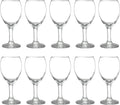 Clear 8.5 Oz Wine Glasses Set J1291