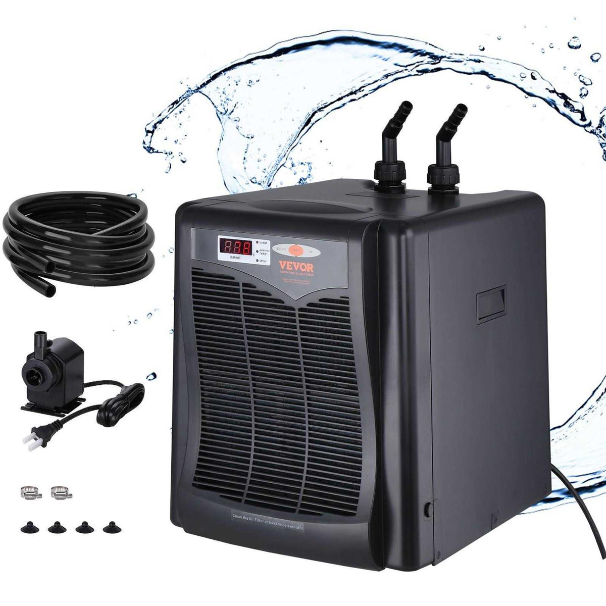 Aquarium Chiller 110 Gal 1/3 HP Quiet Refrigeration Compressor A12119