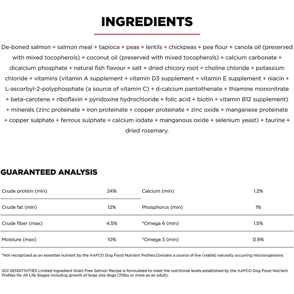 Grain Free Salmon Recipe Dry Dog Food W553912