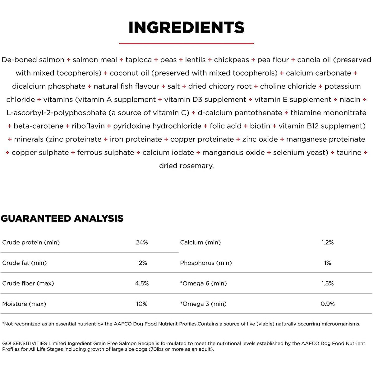 Grain Free Salmon Recipe Dry Dog Food W553912