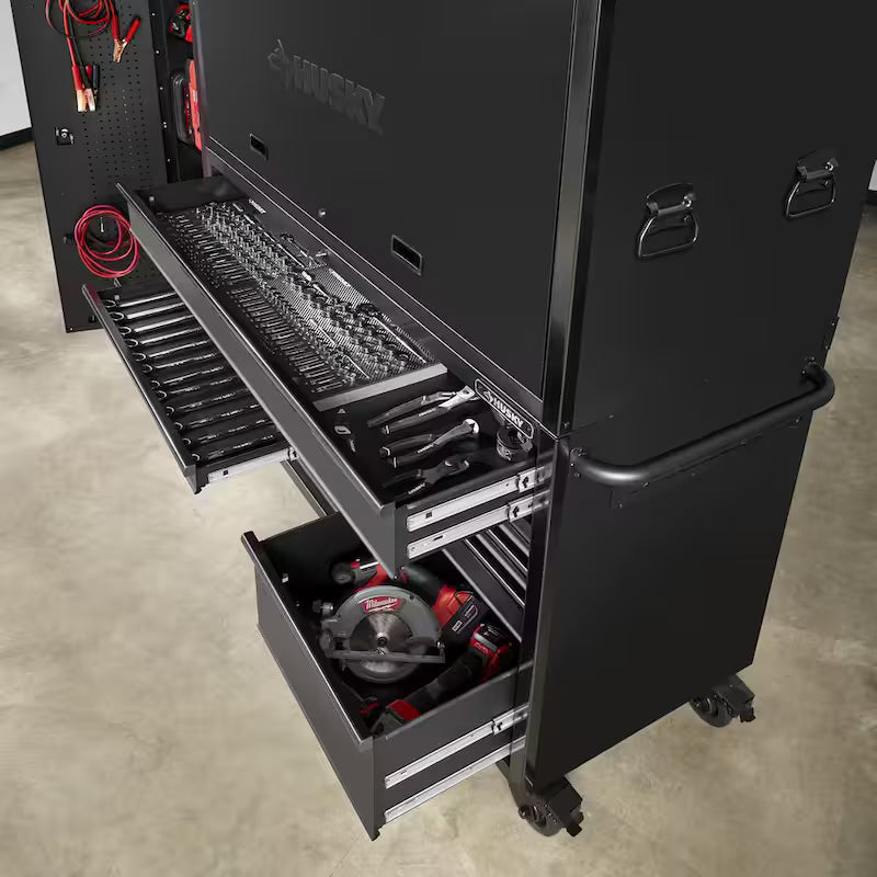 10 Drawer Matte Black Garage Workcenter U236561