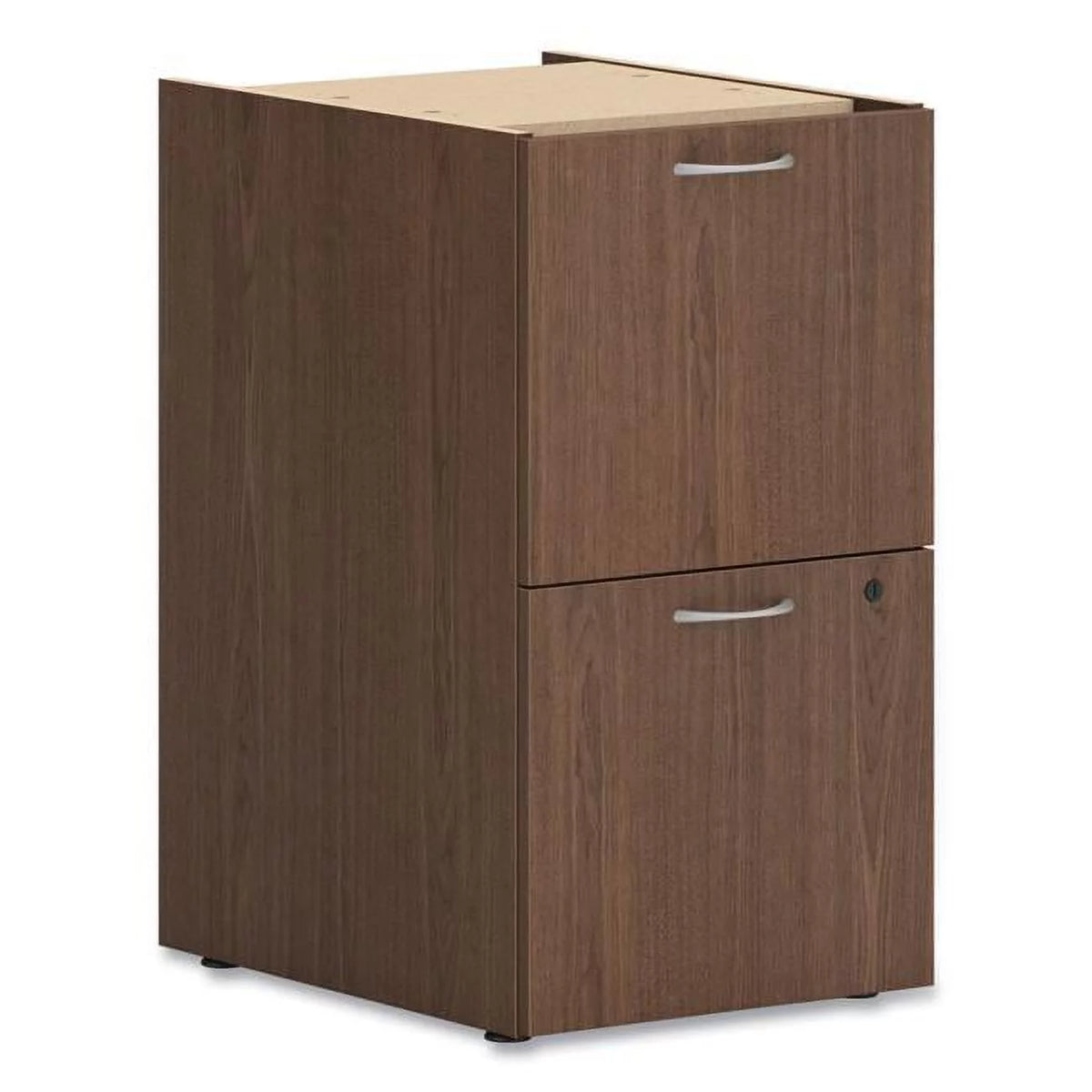 Sepia Walnut Pedestal Desk F45198