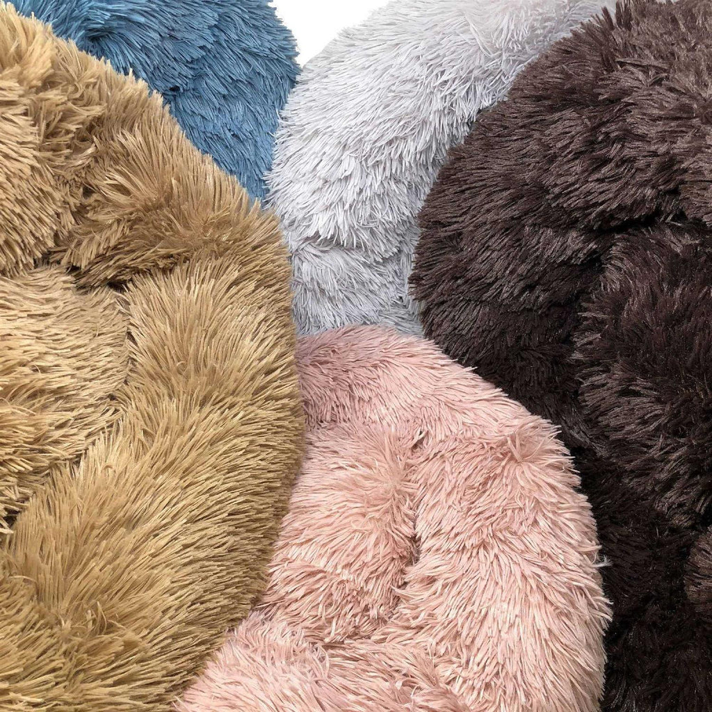 Plush Soft Rounded Dog Bed Y28887