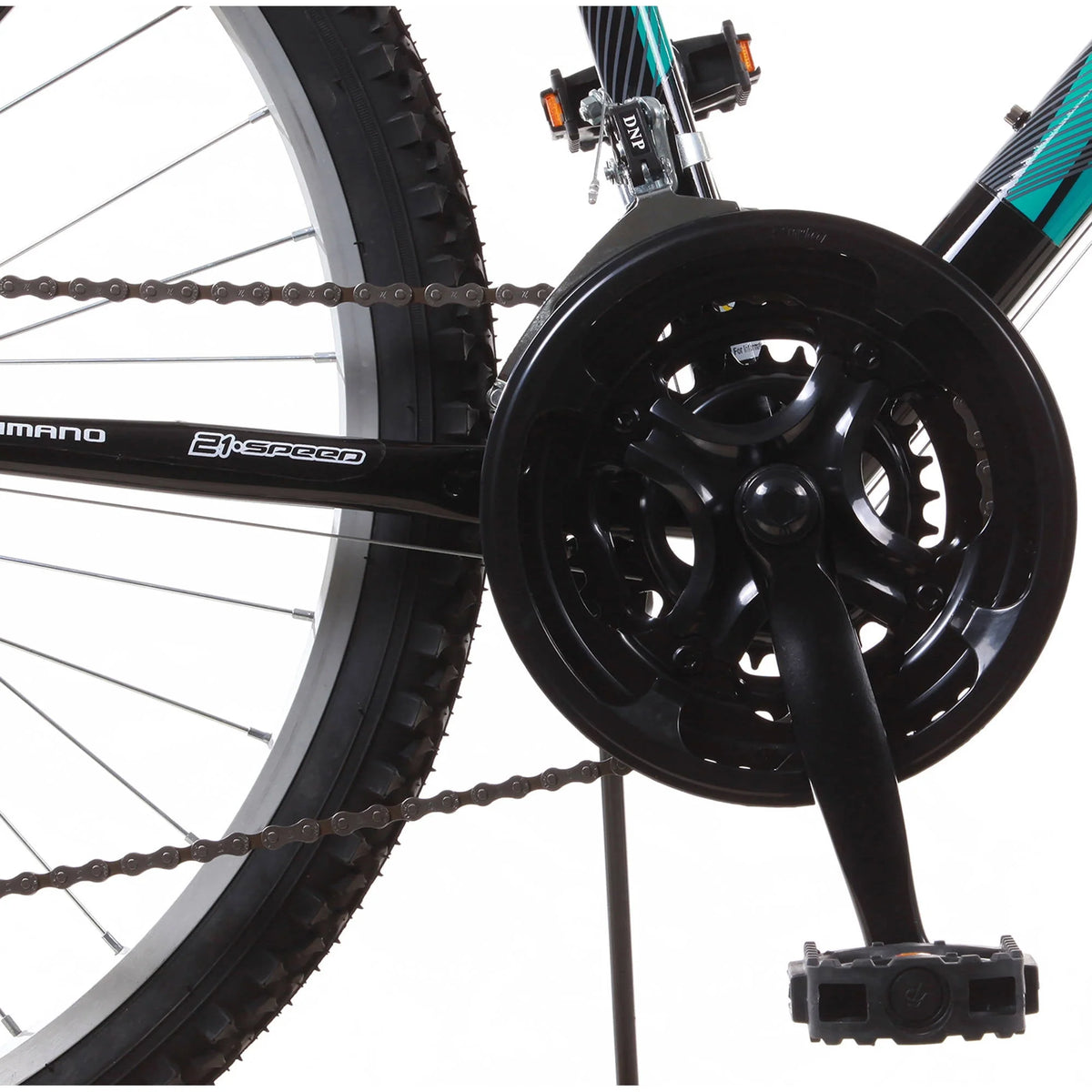Black 21-Speed Suspension Mountain Bike K74971