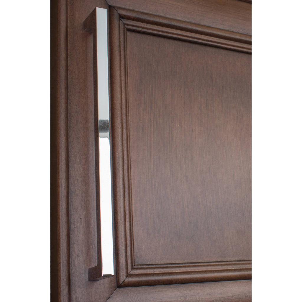 Solid Square Slim Cabinet Bar Pulls, 25 Pack, 8.75 G854452