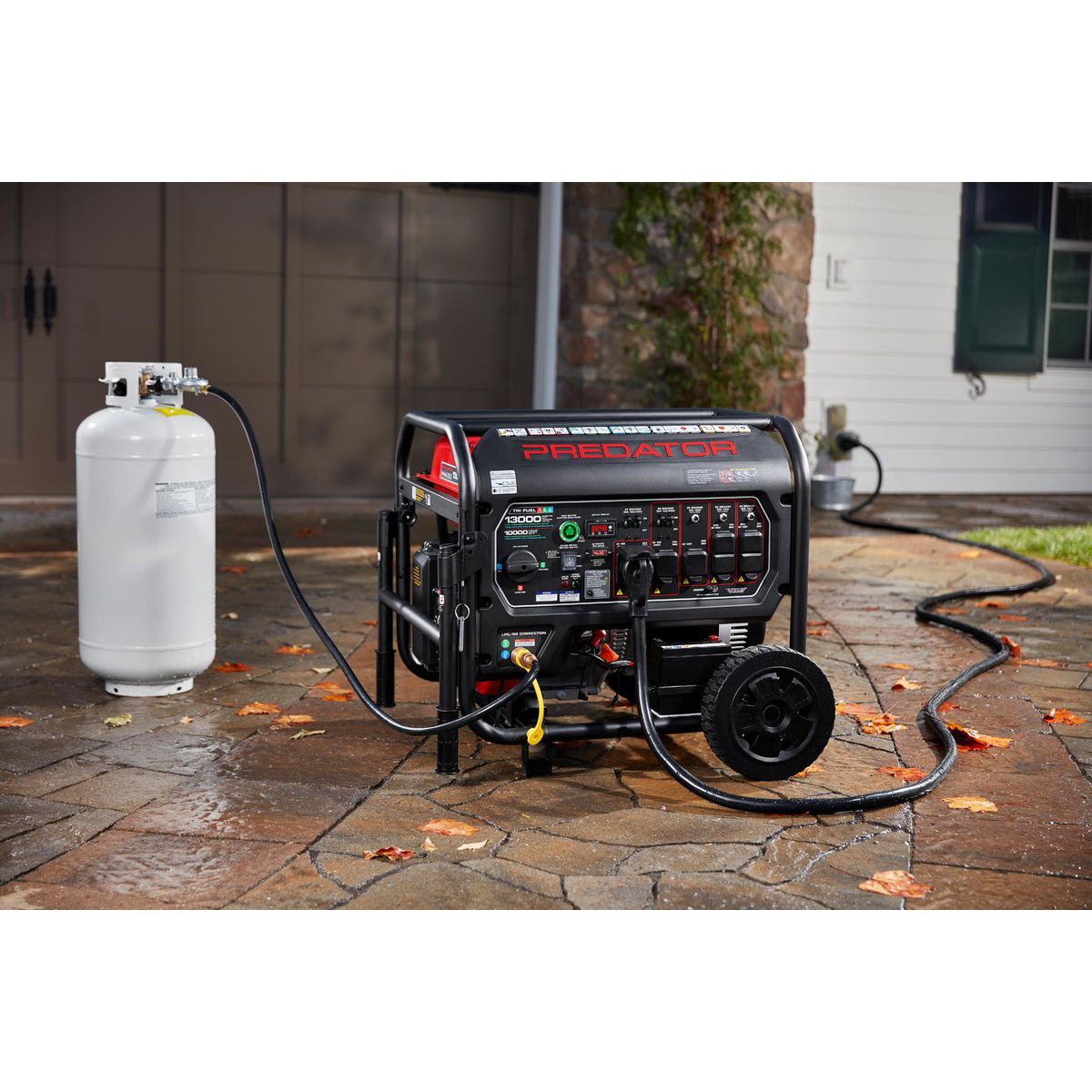 13,000 Watt Tri-Fuel Portable Generator with Remote Start Z381