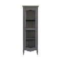 72 inch Cabinet Hand-Painted Sapphire Grey Finish F7170