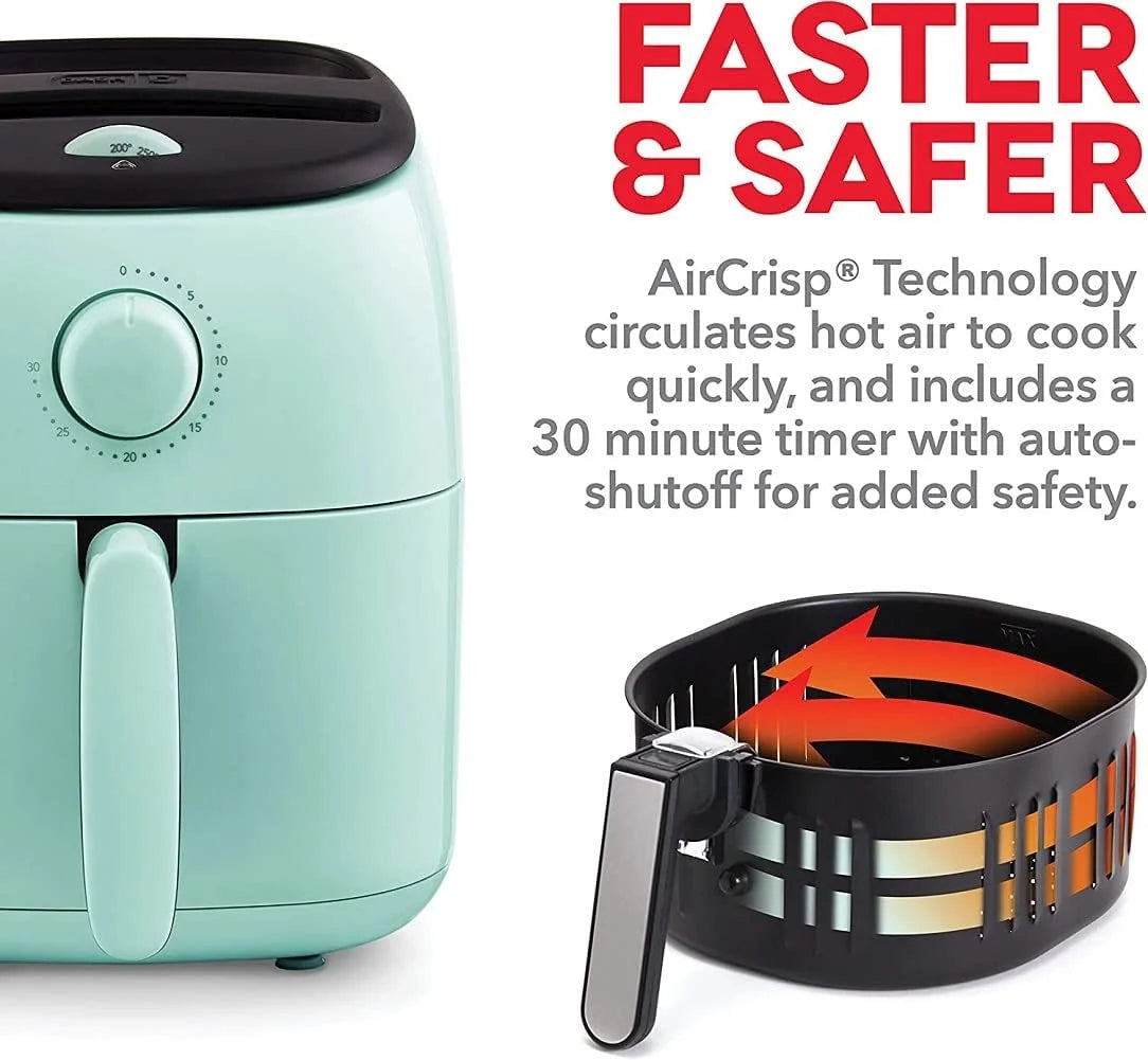 2.6Qt Non-Stick Electric Air Fryer L97035
