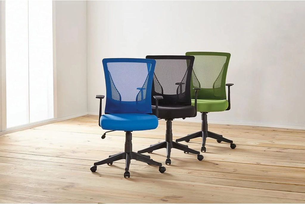 Mesh Low-Back Task Chair Blue/Black Z8937