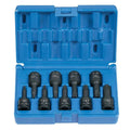 3/8x22 Drive 9 Piece Internal Star Impact Driver Set E764262