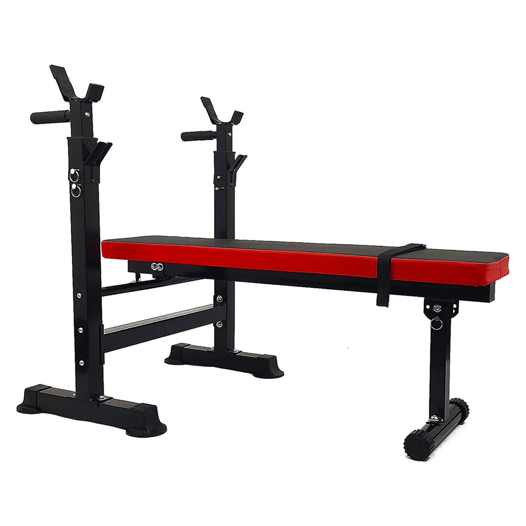 Adjustable Olympic Workout Bench with Squat Rack T15341