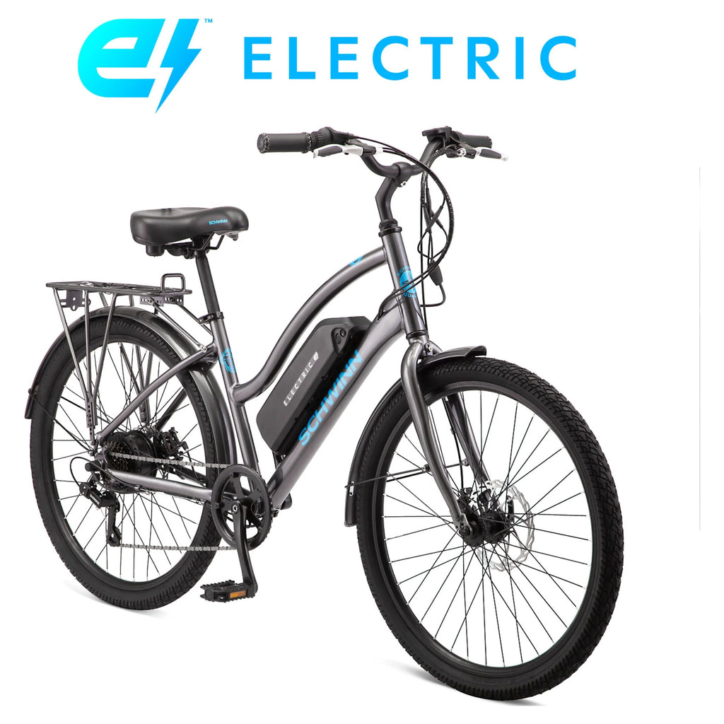 Gray 26-in. Low Step Cruiser Electric Bike Y293243