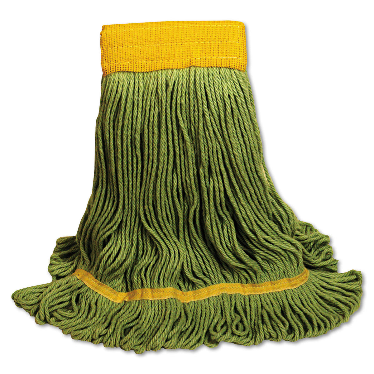 Large Green Recycled Fiber Mop Head J88360