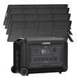 3600W 3072Wh Portable Power Station with 6x240W Solar Panels U391