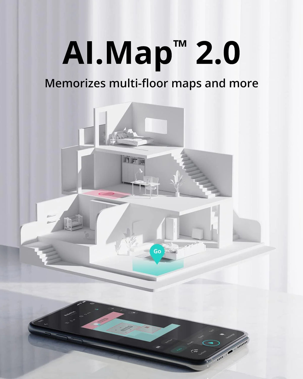Black Robot Vacuum Mop Cleaner X1669