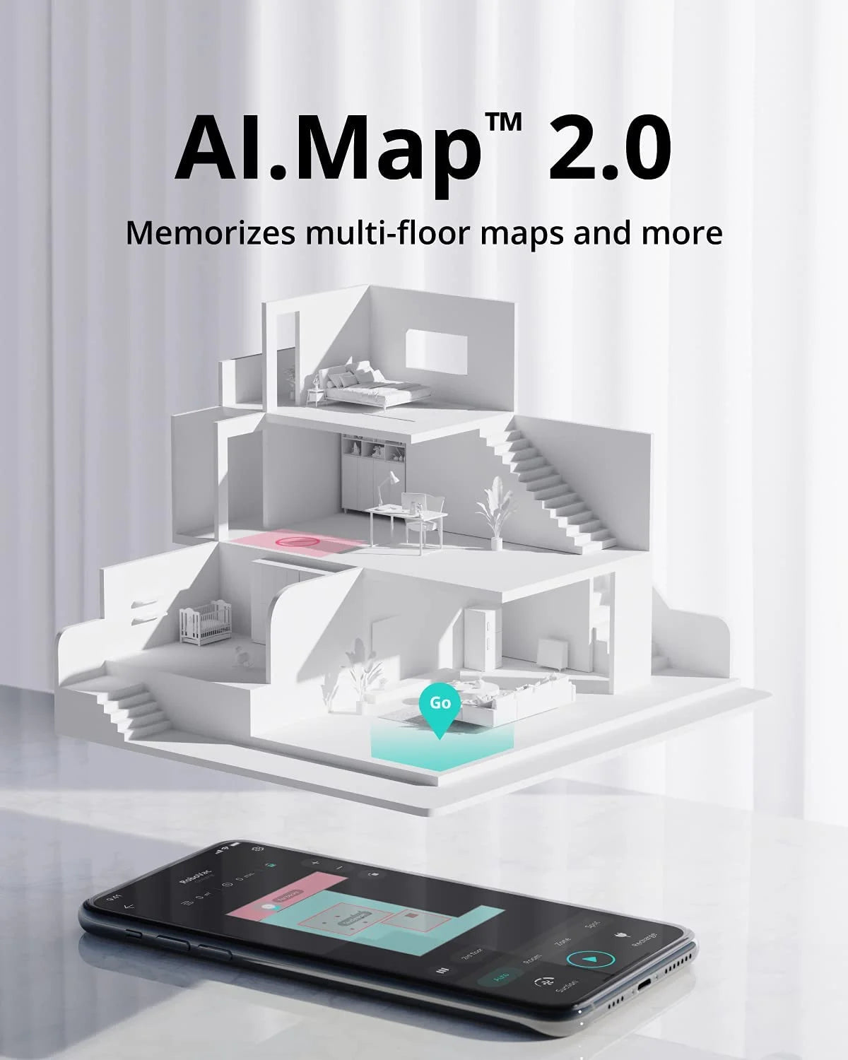 Black Robot Vacuum Mop Cleaner X1669