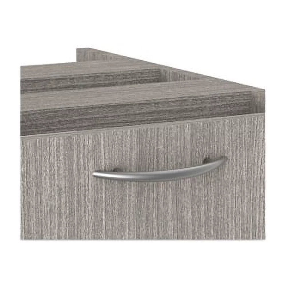 Full Pedestal File 2 Legal/Letter-Size File Drawers Gray W44145