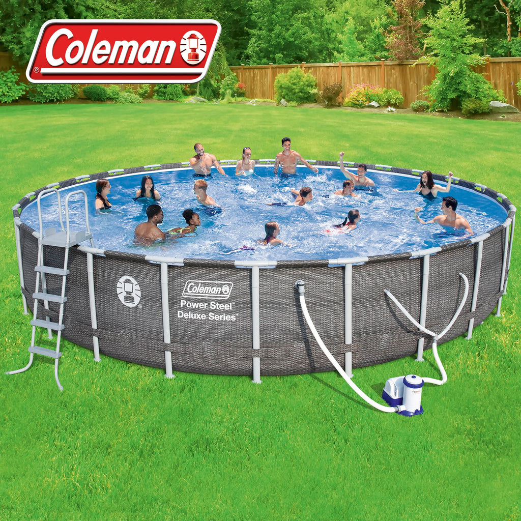 26' x 52 Pool Set with Pump, Ladder and Cover Y525581