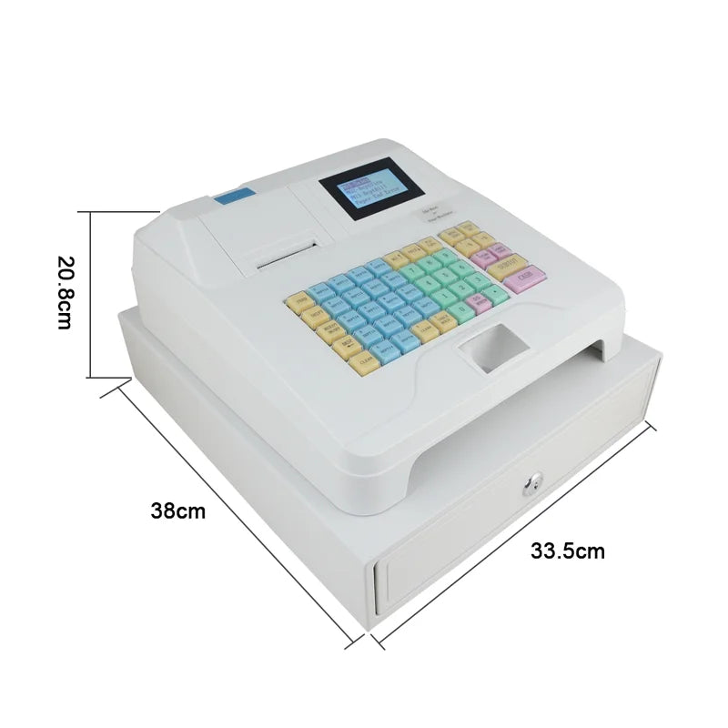 Electronic Cash Register Pos System with Drawer Thermal Printing C3265