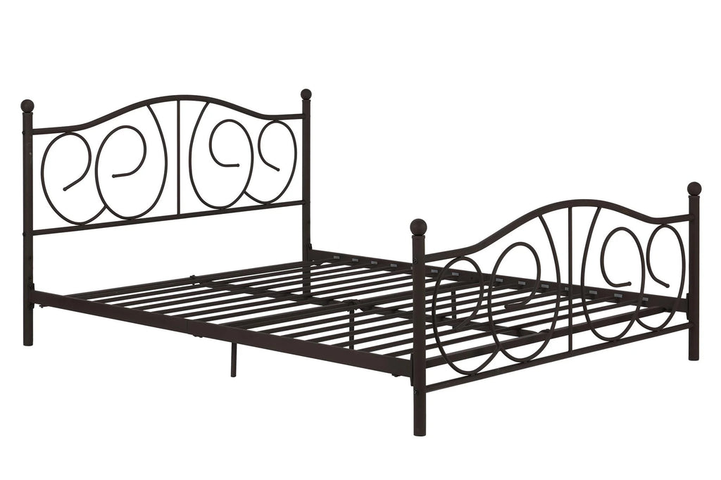 Queen Bronze Metal Platform Bed I3433