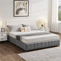 Queen Size Upholstered Storage Bed with 4 Drawers Z16552