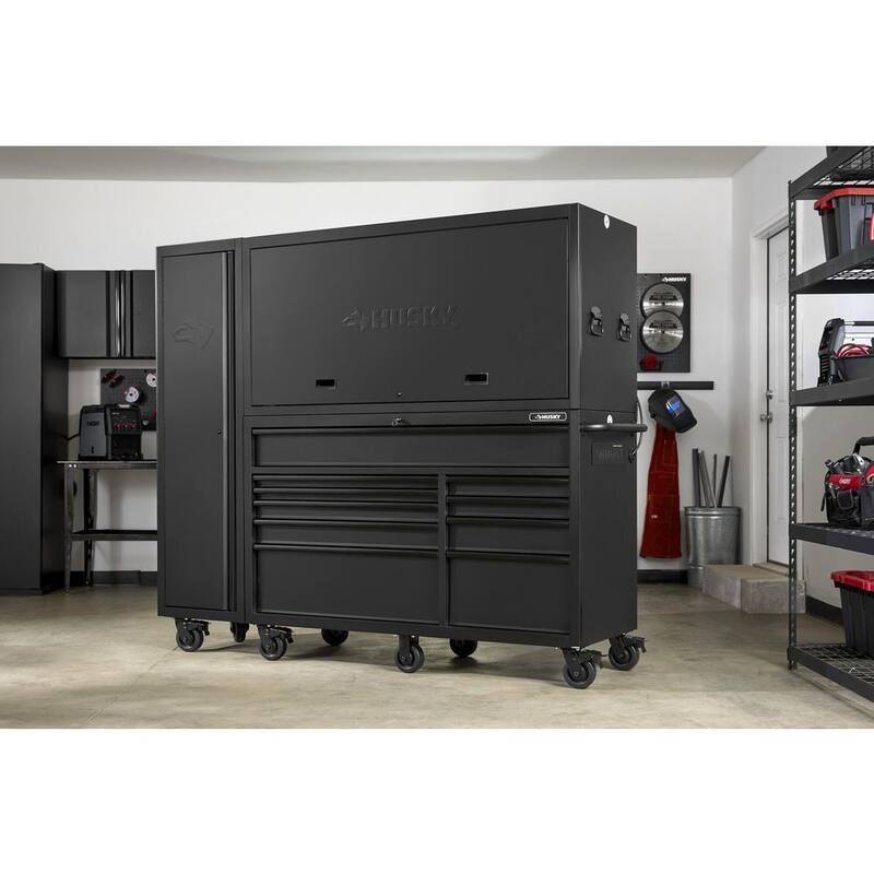 10 Drawer Matte Black Garage Workcenter U236561