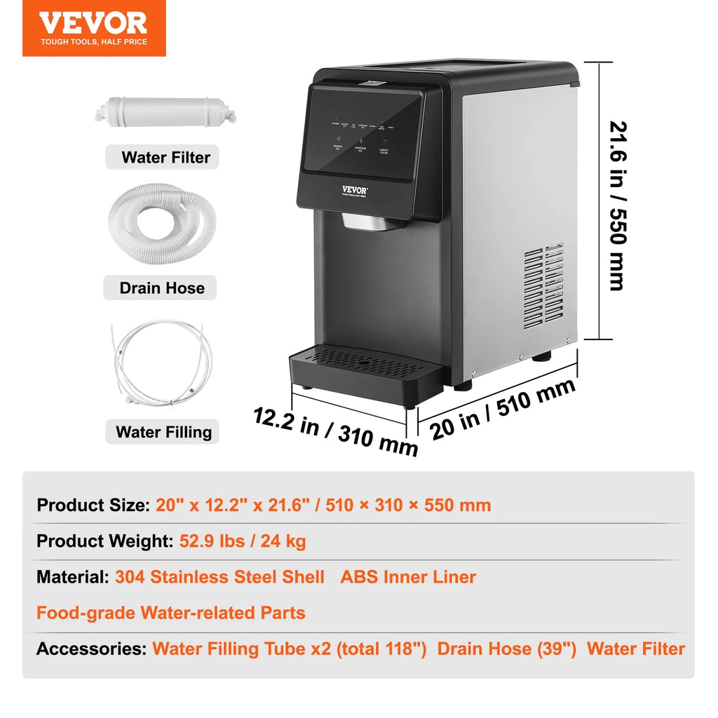 Portable Countertop Ice Maker with Water Filter O73842