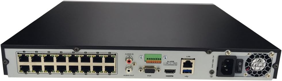 16CH 16POE 12Mp Resolution NVR B5077