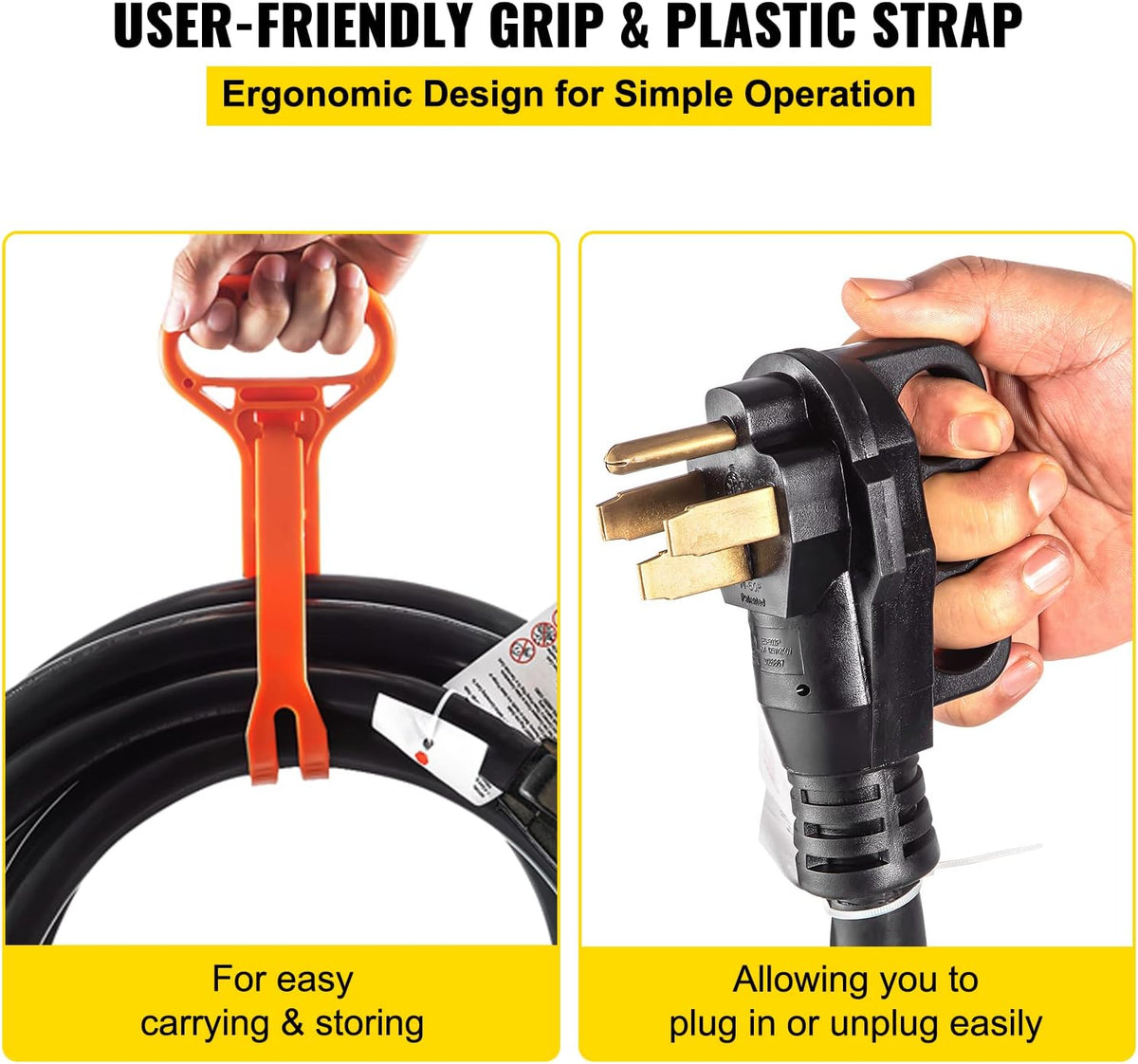 Heavy Duty 20 Feet 50AMP Generator Cord B378715