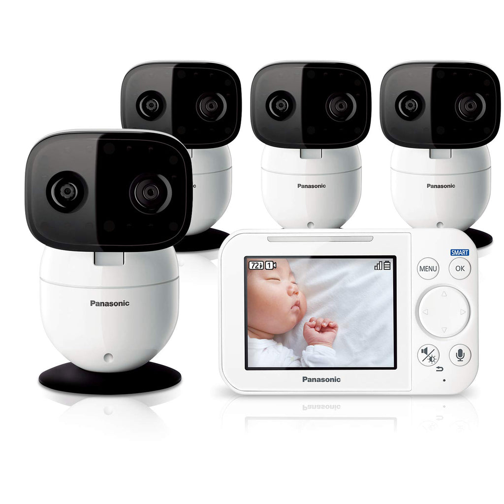 Baby Monitor with Camera and Audio, 3.5” Color Video, 2-Way Talk J325