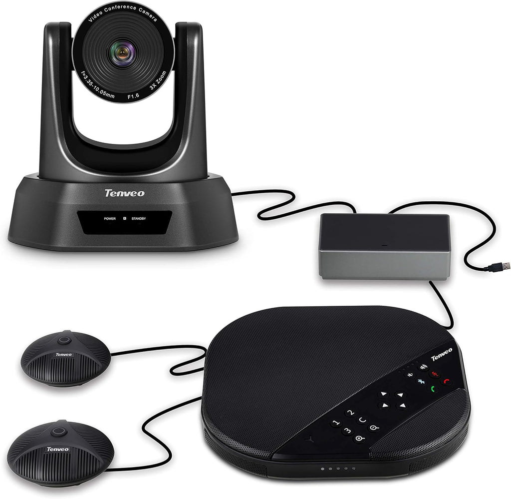 All-in-One Video Audio Conference Camera System 3X Optical Zoom USB PTZ Speakerphone Z455940