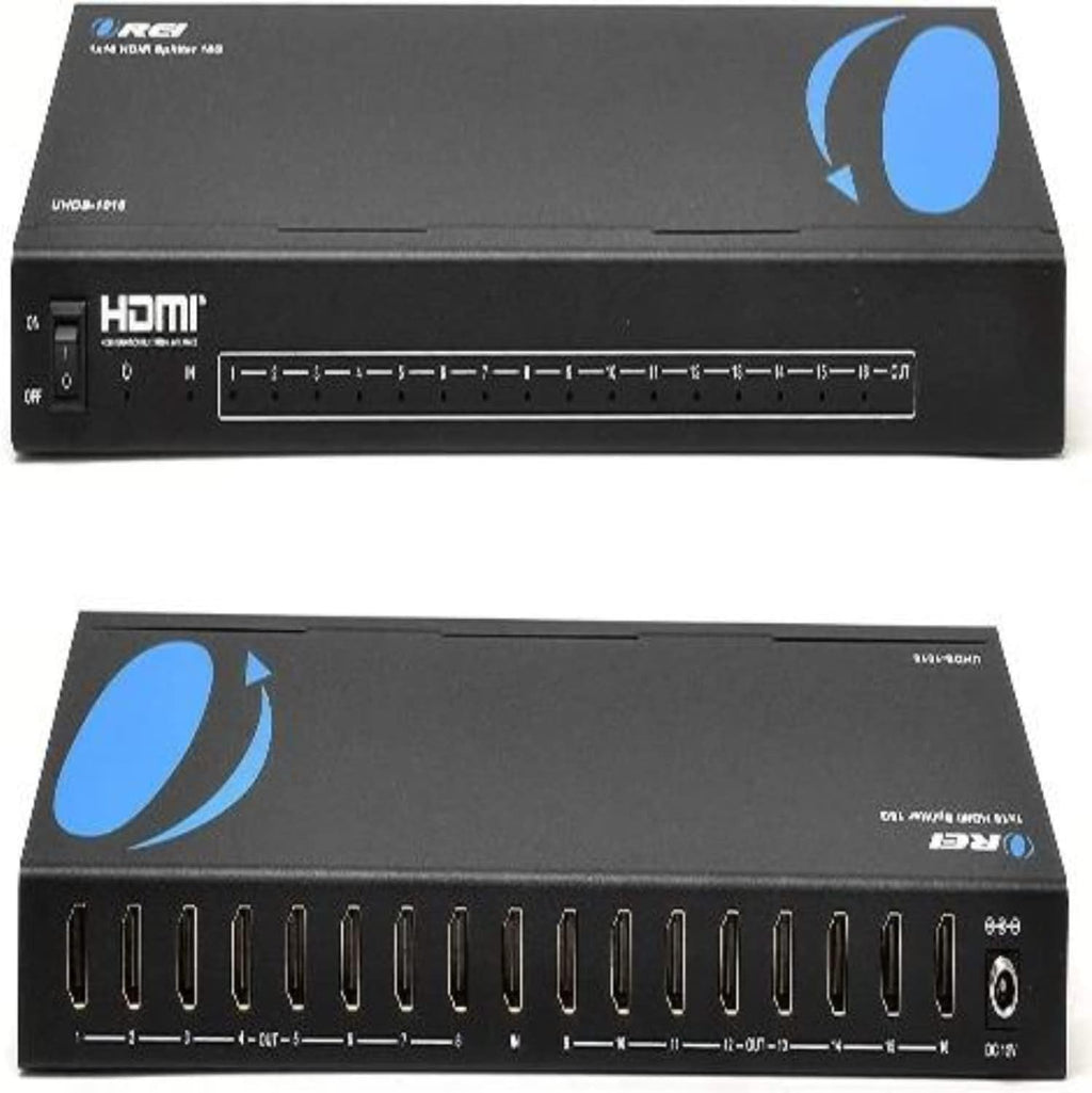 1 in 16 4K HDMI Splitter 4:4:4 8-bit HDMI 2.0 18 Gbps 4K @ 60Hz E66314
