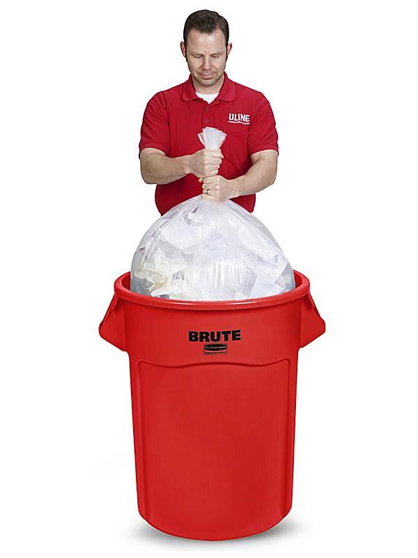 Round Plastic 55 gal Container S477