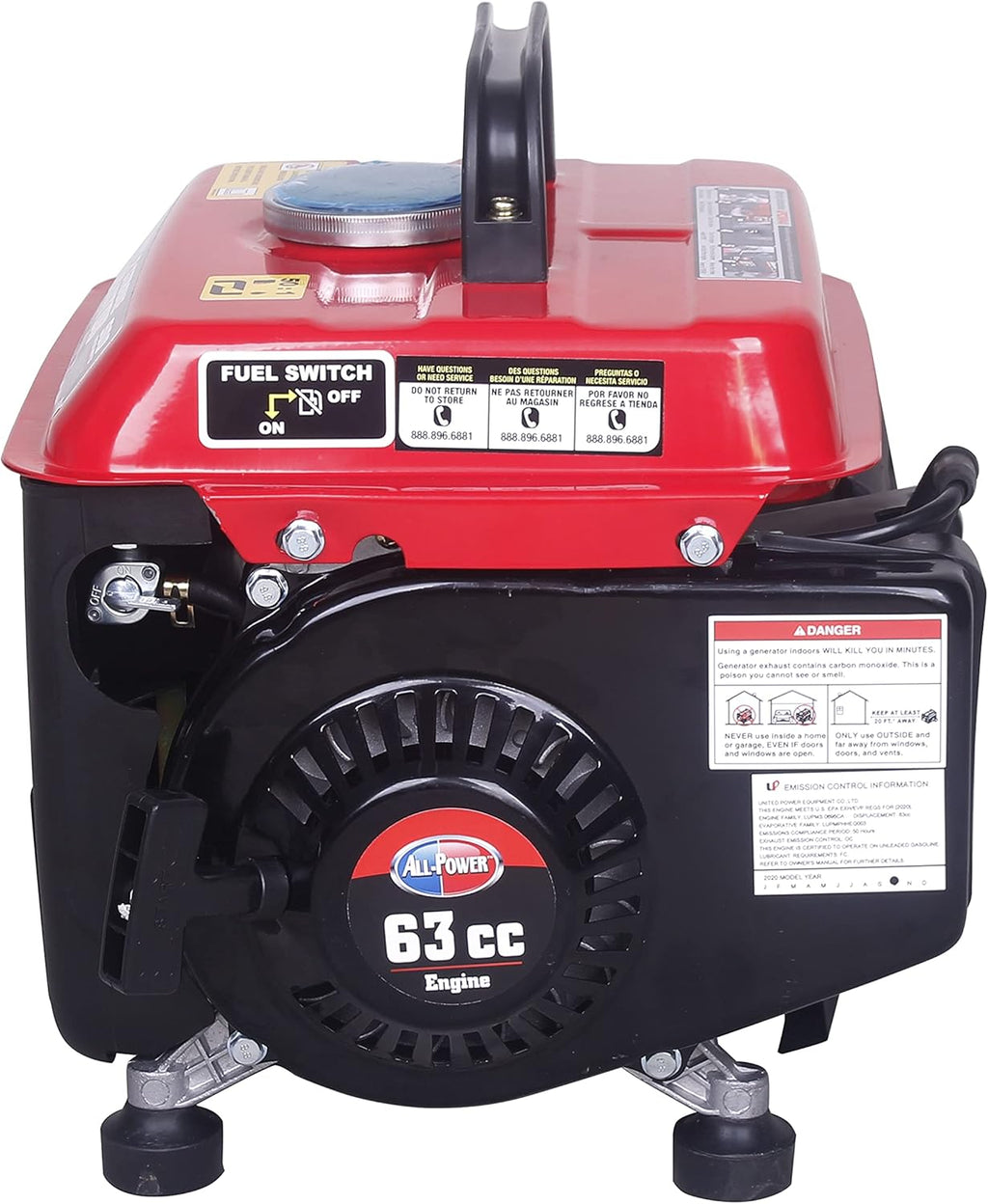 Gas Powered Portable Generator S7822