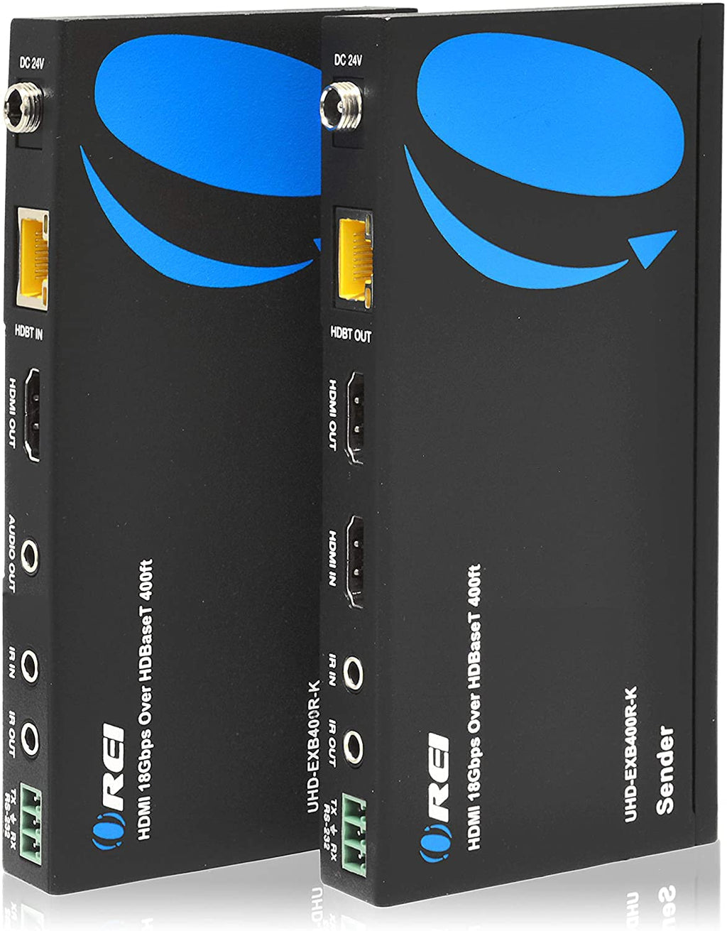4K HDMI Extender Balun Over Single CAT5e/6/7 Cable Up to 400 Ft E5349