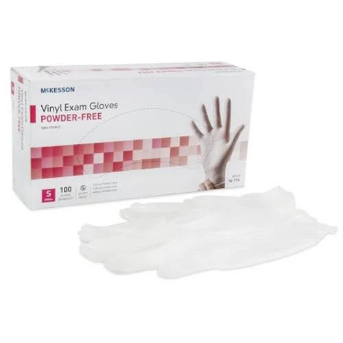 Vinyl Powder Free NonSterile Exam Glove Medium Case of 1000 S807